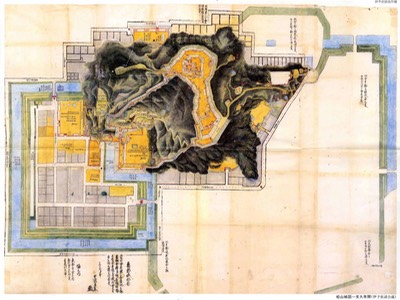 Matsuyama castle map